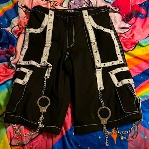 Tripp nyc White Cargos with attachable pant legs